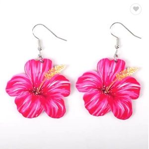 Flower Earrings (flat)